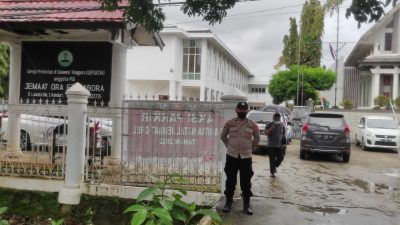 Momen Ibadah Minggu, 33 Gereja di Kendari Dijaga Polisi