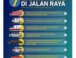 Berikut 7 Jenis Kendaraan Prioritas di Jalan Raya