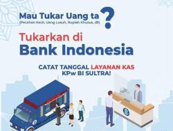 Info Layanan Kas Kantor BI Sultra Periode Juli, Kas Keliling Buka di Lasusua dan Lapai