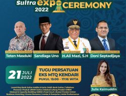 UMKM Sultra Expo Resmi Dibuka Hari ini, Menteri Sadiaga Uno dan Teten Masduki Beri Sambutan Virtual