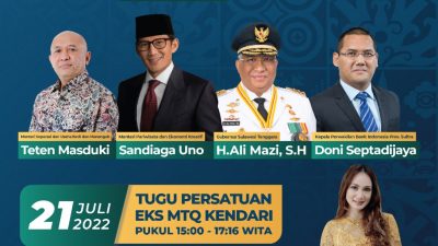 UMKM Sultra Expo Resmi Dibuka Hari ini, Menteri Sadiaga Uno dan Teten Masduki Beri Sambutan Virtual