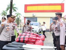 Kendari Rawan Banjir, Kapolres Sidak Ketersediaan Alat SAR di Markas