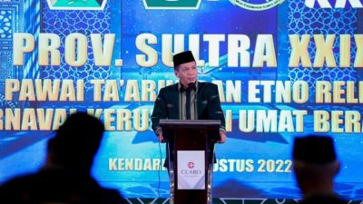 Pesan Ketua DPRD Sultra ke Kafilah Peserta MTQ: Raih Prestasi, Bumikan Alquran!