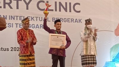 UM Kendari Raih Penghargaan Kemenkumham, Terbanyak Ajukan Hak Cipta & Hak Paten