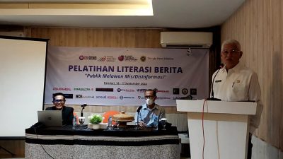 Pj Sekda Sultra Apresiasi Langkah AMSI Lawan Hoax melalui Pelatihan Literasi Berita