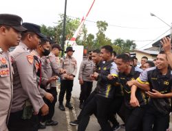Marak Aksi Demo di Kendari, Polisi Simulasi Atasi Uras Libatkan 109 Personil