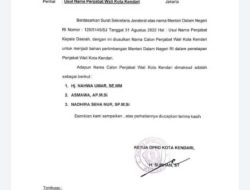 Calon PJ Wali Kota Kendari Disodor Dewan: Dua Birokrat Diimpor dari Pusat