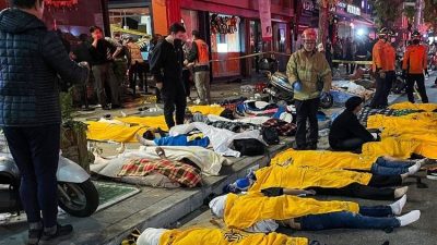 Tragedi Pesta Halloween Itaewon di Korea Selatan, 149 Orang Tewas di Gang Sempit