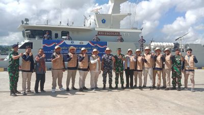 BI Gandeng Lanal Kendari Sebar Rp8 Miliar Uang Rupiah Terbaru di Wilayah 3T Wakatobi