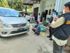 Polisi melakukan olah TKP di kediaman Pendeta Gereja GPDI Gembala