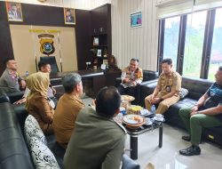 Asmawa Tosepu Silahturahmi Perdana ke Polresta Kendari