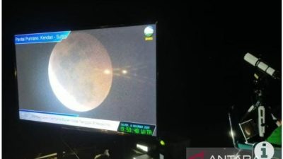 BMKG Beber Fakta Gerhana Bulan Pertama di Langit Sultra