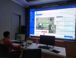 Tilang ETLE Catat 2069 Pelanggar Lalu Lintas di Kendari Selama November 2022