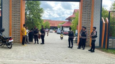 Polisi Siaga di Kawasan SMK Negeri 1 Kendari Antisipasi Tawuran Susulan Antar Pelajar 