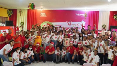 Roadshow Telkomsel Siaga Natal 2022 Sambangi Panti Asuhan di Indonesia