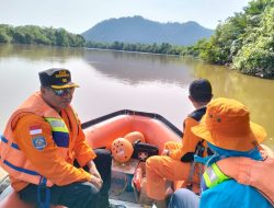 Satu Pemuda Tenggelam di Sungai Lasolo Konut Belum Ditemukan, Tim SAR Gabungan Lakukan Penyisiran ke Anak Sungai
