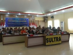 Polda Sultra Bahas Strategi Pengamanan Jelang Natal dan Tahun Baru 2022