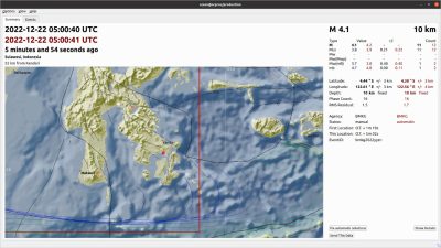 Gempa Berkekuatan 4,1 Skala Richter Guncang Lainea