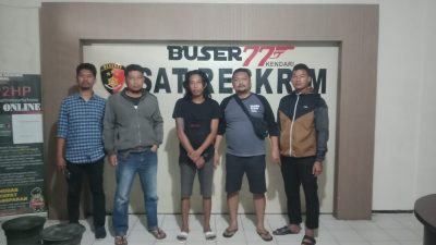 Residivis Kasus Pembunuhan Diboyong Polisi ke Mako Polresta Kendari
