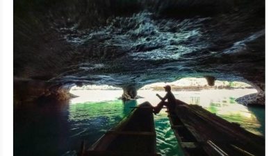 Melihat Terowongan Napabale, Wisata Danau Air Asin di Kabupaten Muna
