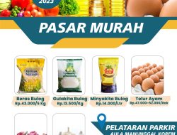 BI Sultra Gandeng Bulog Helat Pasar Murah di Parkiran Aula Korem Selama Sepekan