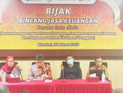 OJK Paparkan Perkembangan Industri Jasa Keuangan, Fenomena Investasi Bodong Hingga Pinjol di Sultra