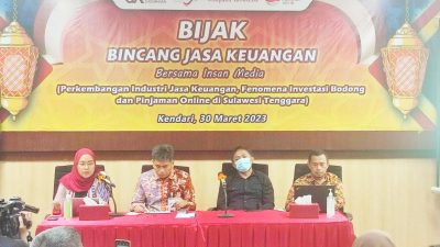OJK Paparkan Perkembangan Industri Jasa Keuangan, Fenomena Investasi Bodong Hingga Pinjol di Sultra
