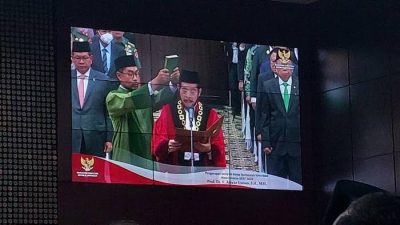 Anwar Usman Ucapkan Sumpah Jadi Ketua MK Periode 2023-2028