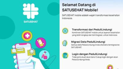 Cara Update PeduliLindungi ke SATUSEHAT Mobile