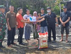 Korban Kebakaran di Desa Puubunga, Kolaka Keciprat Bantuan dari PT Vale