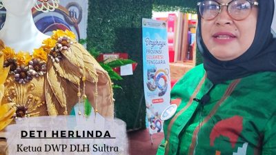 Kampanye Ecobrick di Stand DLH Sultra, Deri Herlina: Solusi Daur Ulang Limbah