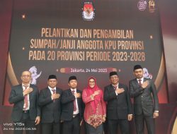 Komisioner KPU Sultra Langsung Sowan ke Pemda Usai Dilantik Hasyim Asy’ari
