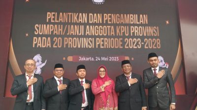 Komisioner KPU Sultra Langsung Sowan ke Pemda Usai Dilantik Hasyim Asy’ari