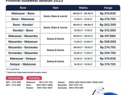 Terbang dari Kendari ke Bone Pakai Susi Air Hanya Tiga Ratus Ribuan Saja, Cek Jadwalnya di Sini!