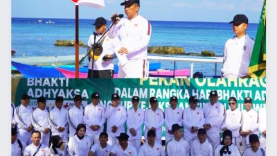 Kajati Sultra Sampaikan Pesan Menohok Saat Buka Pekan Olahraga Hari Bhakti Adhyaksa di Wakatobi