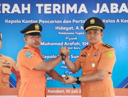 Mantan Kepala KPP Bengkulu Muhammad Arafah Resmi Pimpin Basarnas Kendari