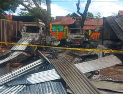 Duka Pemilik Bengkel Mobil di Kecamatan Kambu Kendari, Rugi Ratusan Juta Gegara Kebakaran