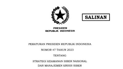 Perpres Strategi Keamanan Siber Dirilis saat Ramai Kebocoran Data