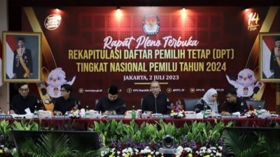 KPU Tetapkan DPT Pemilu 2024 Sebanyak 204.807.222 Pemilih