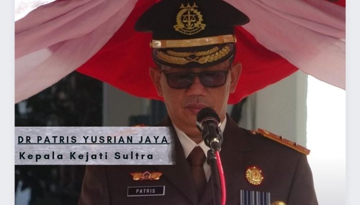 Jadi Inspektur Upacara HUT RI di Kejati Sultra, Patris Yusrian Sampaikan 3 Langkah Antisipasi Kerawanan Pemilu