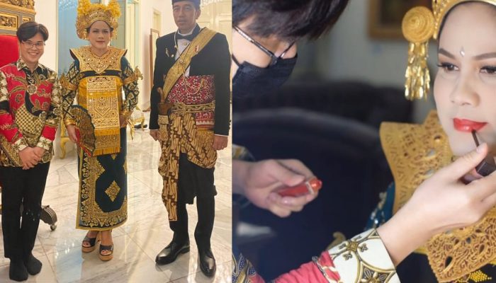 Cerita MUA Asal Sultra Bennu Sorumba, Dandani Iriana Jokowi Momen HUT RI ke 78 di Istana Negara