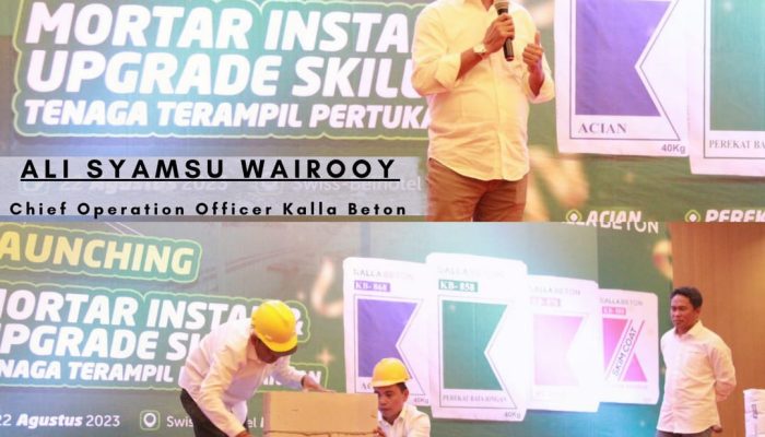 Produk Mortar Instan Kalla Beton Ekspansi Penjualan ke Sultra, Harga Lebih Terjangkau