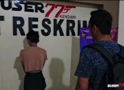 Buser77 Satreskrim Polresta Kendari Tangkap Lelaki di Bawah Umur Pencuri Charger HP di Konter