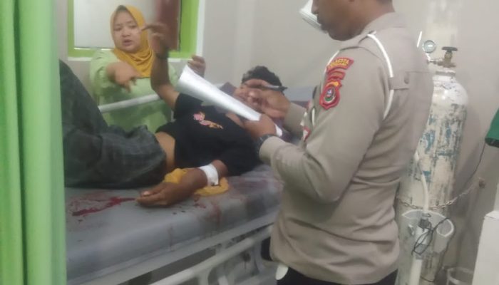 Hantam Mobil di Jembatan Teluk Kendari, Pengendara Ini Alami Patah Rahang