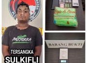 Pengedar Sabu Kepergok Warga Saat Beraksi, Langsung Dijemput Polisi 