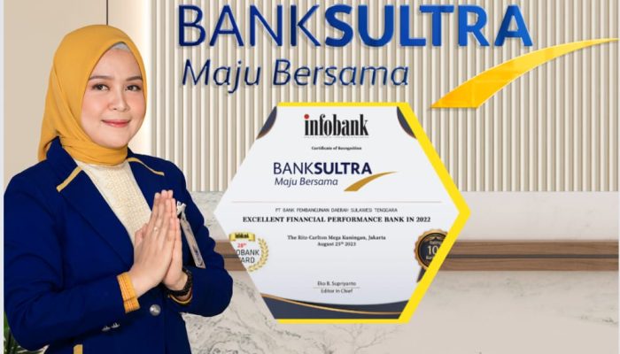 Ukir Prestasi Dua Dekade, Bank Sultra Diganjar Platinum Tropi