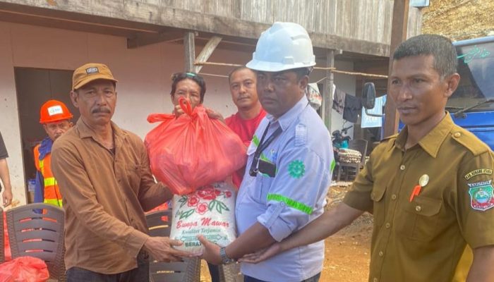 CSR PT SBP Bangun Infrastruktur di Lingkar Tambang Andowia