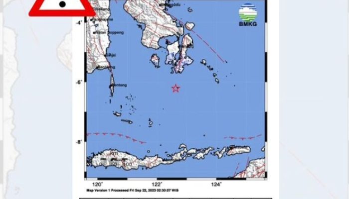 Buton Selatan Diguncang Gempa Tektonik Saat Dini Hari