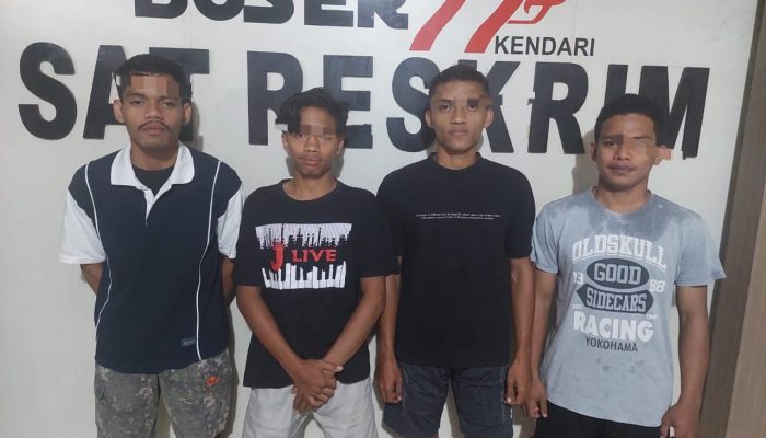 Terlibat Kasus Pengeroyokan, Empat Mahasiswa Teknik UHO Diboyong Masuk Rutan