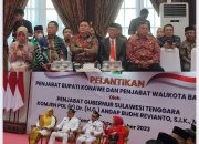 Potret Lukman Abunawas di Seremonial Pelantikan Pj Bupati Konawe